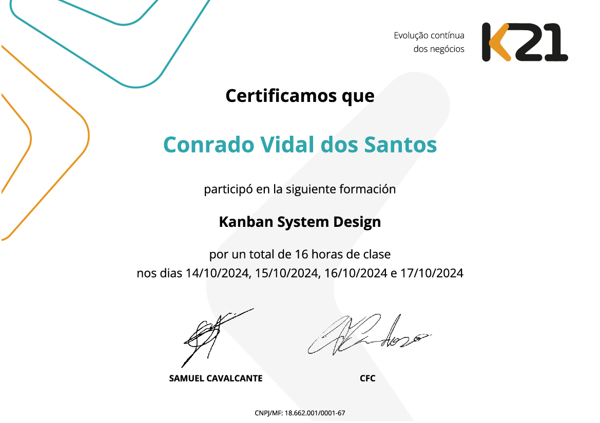 Certificado K21